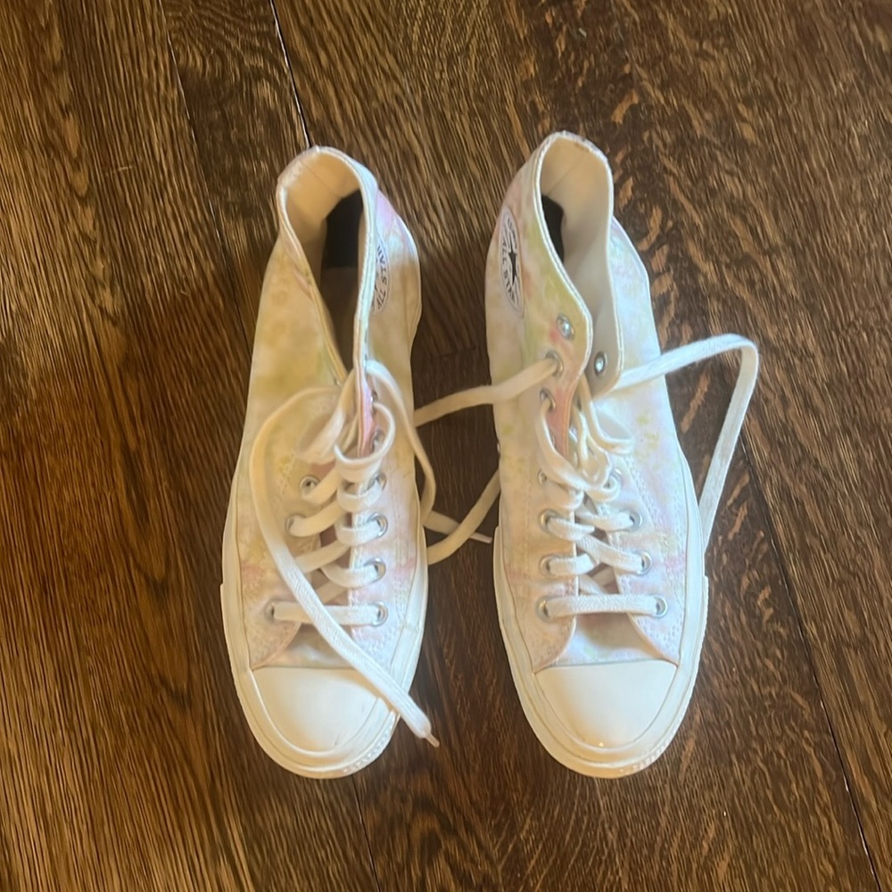 Tye Die custom Chuck Taylor’s - worn once